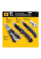 JUEGO DE CUCHILLOS Y HERRAMIENTAS MÚLTIPLES CAT DE 4 PIEZAS 980103