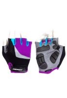 GUANTE CORTO BEST MUJER MORADO/NEGRO TALLA L