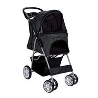 Coche Paseo Mascota Plegable Portatil 4 Ruedas