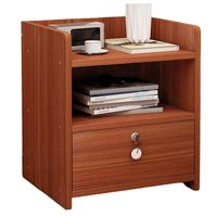 Velador Classic 2 Niveles 1 Cajon + Llave 42x33x27 Cm