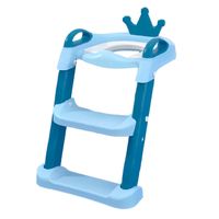 Escalera Asiento Adaptador De Baño Pelela Niños Azul