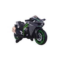 Moto Electrica Niños Alta Gama Luces Led Y Sonido Negro