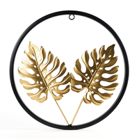 Adorno Metálico Decorativo Pared 2 Hojas