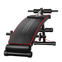 Banca Abdominales Full Pro Biceps Triceps Con Bandas Sportime