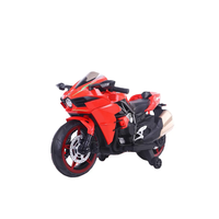 Moto Electrica Niños Alta Gama Luces Led Y Sonido Roja