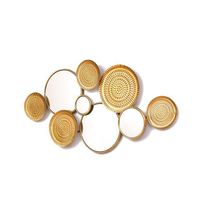 Adorno Espejo De Pared Decorativo Combinación de Discos