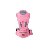 Portabebe Ergonomico con Soporte y Bolso Rosado