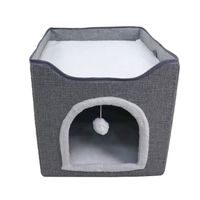 Cama Mascota Soft Confort Plegable Con Techo 39cm