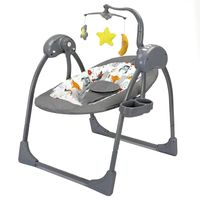 Silla Mecedora Bebe Columpio Electrica Bluetooth Reclinable