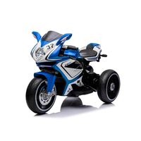 Moto Eléctrica Infantil con Música y Luz Color Azul