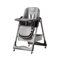 Silla De Comer Plegable Respaldo Y Altura Ajustable S-330