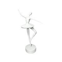Adorno Deco Escultura Artística Bailarina Ballet Blanca