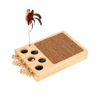 Juguete Gato Atrapa Raton Rascador  Interactivo