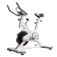 Bicicleta Spinning 6kg Resistencia Ajustable Blanca