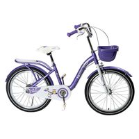 Bicicleta Niña Infantil De Paseo  Owl Rueditas Aro 20