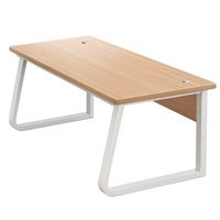 Escritorio Oficina Round Leg Posh Antideslizante Maple 160cm