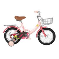 Bicicleta Niña Infantil De Paseo Little Star Rueditas Aro 16