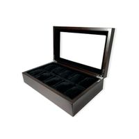 CAJA ESTUCHE ORGANIZADOR DE 10 RELOJES DE LUJO