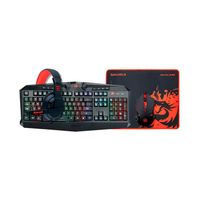 Kit Gamer Redragon Teclado + Audífonos + Mouse S101-BA