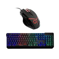 Pack Gamer Nibio Mouse Gear Teclado Strike RGB