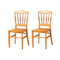 Pack 2 Sillas Fiesta Comedor Art Napoleon Doradas