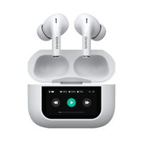 Audífonos Inalámbricos Aiwa In Ear Pantalla Táctil Aw-Twsgpro Blanco