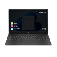 Notebook Chromebook HP Intel N100 4GB 64GB 14' HD Chrome Os Gris