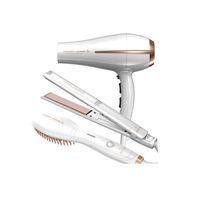 Pack Gama Secador Elegance + Alisador Bora + Cepillo Innova Coco-Alm
