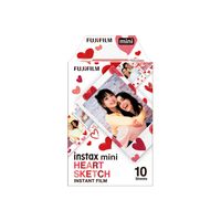 Película Instantánea Instax Mini 10 PK Heart Sketch
