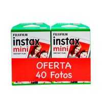 Pack Películas Instantáneas Instax Film Mini 40 fotos