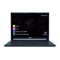 Notebook Gamer Msi Stealth Studio Intel i7 16GB 1TB SSD RTX4060 14' QHD Win11