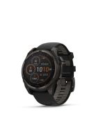 fenix 8 – 47mm Solar, Sapphire Titanio con correa de silicona negra