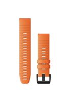 QuickFit 22 Watch Band - Ember Orange Silicone