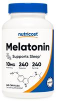 Melatonina 10mg 240 tabletas - Marca Nutricost