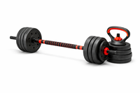 Set Mancuernas Barra Kettlebell Ajustable 3en1 Armable 40kg