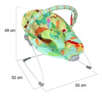 Silla Mecedora Bouncer Bebé Vibradora Eléctrica