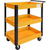 Carrito Servicio Multiusos Gutstark 3 Charolas Acero 120kg