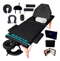 Camilla Masaje Nanofort Plagble Spa Fisioterapia 3 Cuerpos Negra