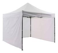 Toldo Plegable Jardimex 3x3 Paredes Antilluvia Proteccion UV Blanco