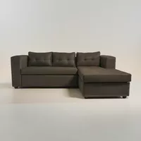 Sofá Seccional 4 Cuerpos Derecho - Café Repelente a Líquidos 220x170