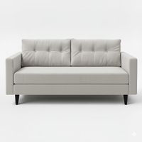 Sofá París 3 Cuerpos Tela Gris Perla Repelente a Liquidos Flobal