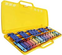 Metalofono 25 Notas Aluminio Ag-25n3 Case Amarillo