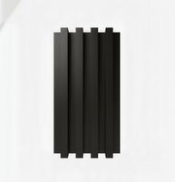 WALL PANEL PVC 10 PZS 3D 16x250 cm Black liso