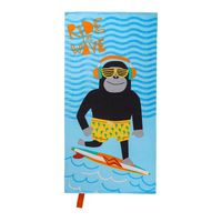 Toalla de playa mono