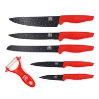 Set de Cuchillos 6 pcs acero inoxidable