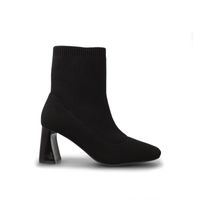 Botín Mujer Bata Pastora Negro