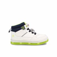 Zapatilla Niño Bubblegummers Nate Blanco - Azul Marino