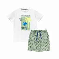 Pijama Niño Bubblegummers Lagos Blanco