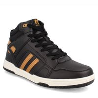 Zapatilla Hombre Con Caña North Star Hem Negro