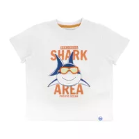 Polera Niño Bubblegummers Zaltan Blanco